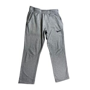 Nike Dri Fit Sweatpants Youth Large Gray Athletic Jogger Pants Kids Boys Girls